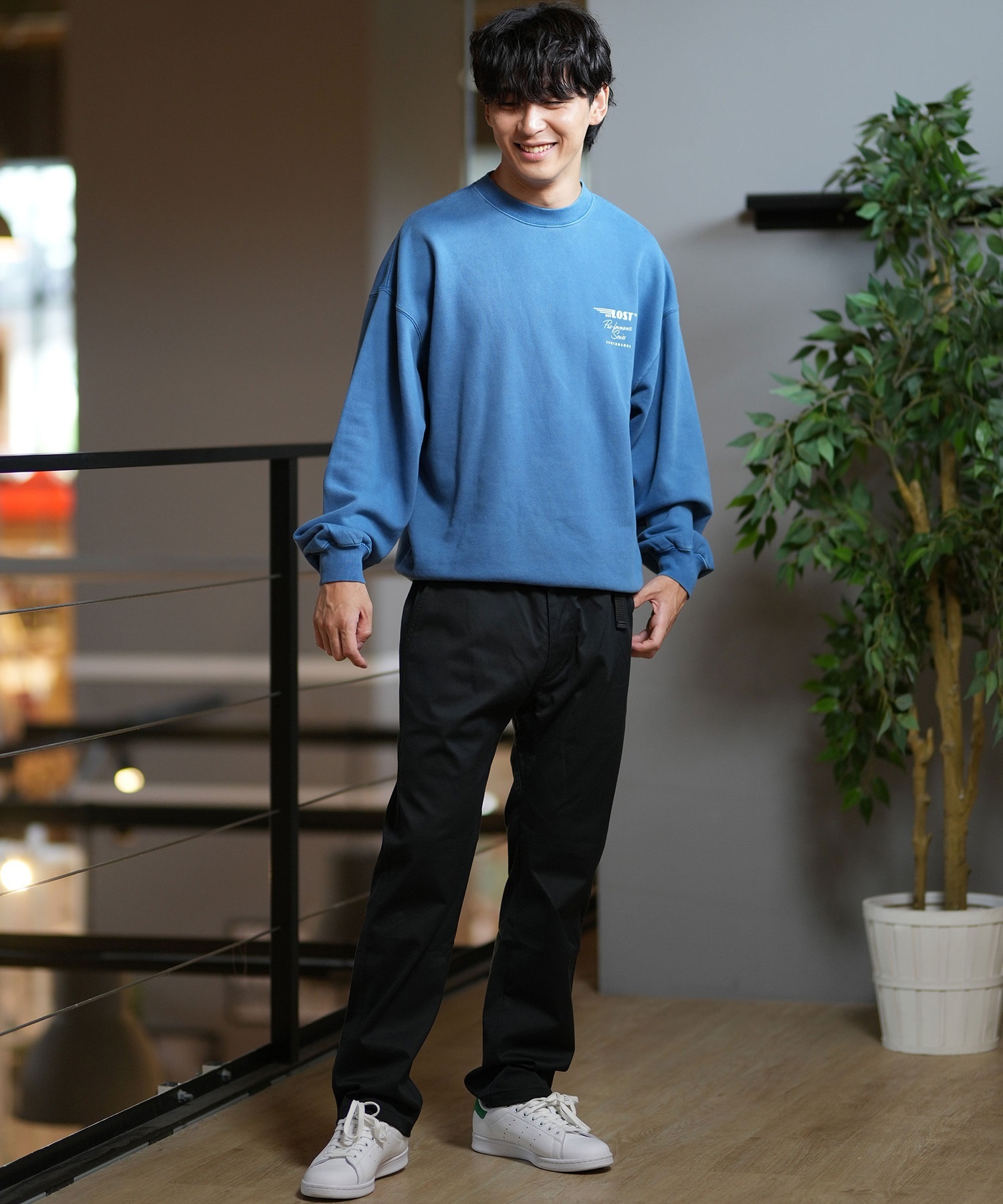 【未使用タグ付き】ブリーフィング ラバーロゴストレッチロングパンツ L LOGOS ロゴスパーク(LOGOS park) レディース 横ストレッチ