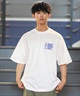 DEAR LAUREL ディアローレル × OP オーピー コラボ ラッシュガード 半袖 メンズ Tシャツ バックプリント 水陸両用 514530D ムラサキスポーツ限定(WHT-M)