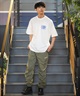 DEAR LAUREL ディアローレル × OP オーピー コラボ ラッシュガード 半袖 メンズ Tシャツ バックプリント 水陸両用 514530D ムラサキスポーツ限定(WHT-M)