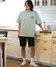 DEAR LAUREL ディアローレル × OP オーピー コラボ ラッシュガード 半袖 メンズ Tシャツ バックプリント 水陸両用 514530D ムラサキスポーツ限定(WHT-M)