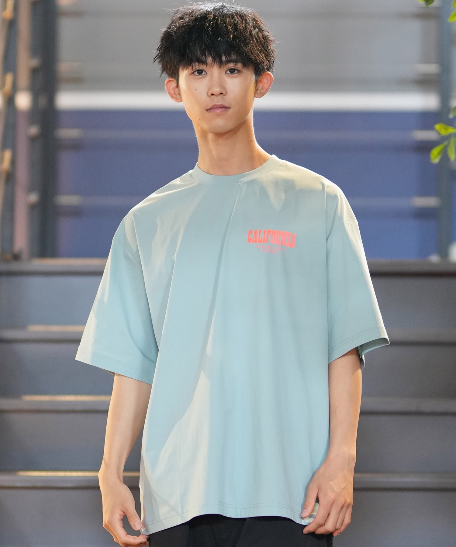 DEAR LAUREL ディアローレル × OP オーピー コラボ ラッシュガード 半袖 メンズ Tシャツ バックプリント 水陸両用 514531D ムラサキスポーツ限定(WHT-M)