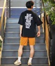 DEAR LAUREL ディアローレル × OP オーピー コラボ ラッシュガード 半袖 メンズ Tシャツ バックプリント 水陸両用 514531D ムラサキスポーツ限定(WHT-M)