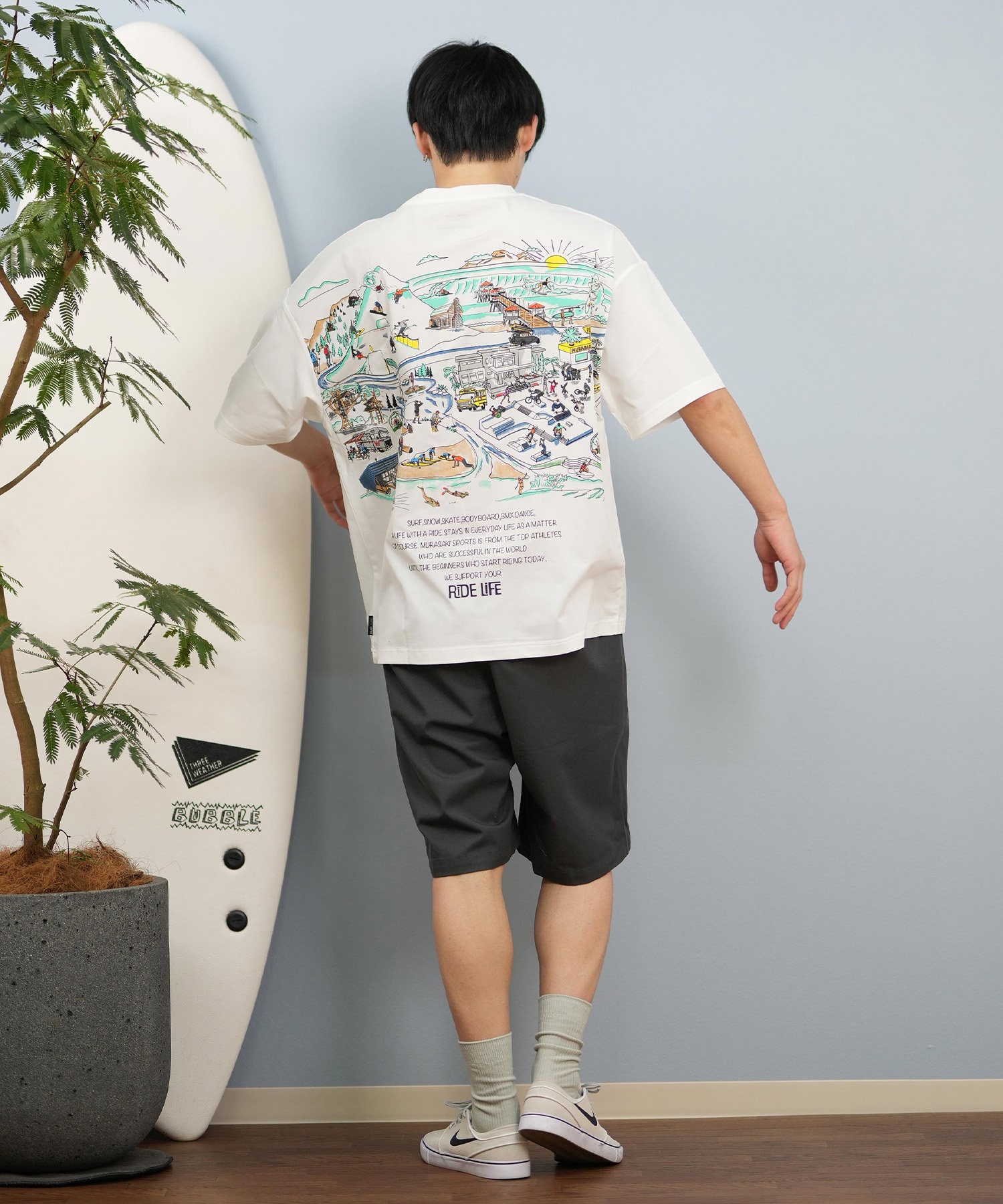 DEAR LAUREL ディアローレル ラッシュガード 半袖 メンズ Tシャツ