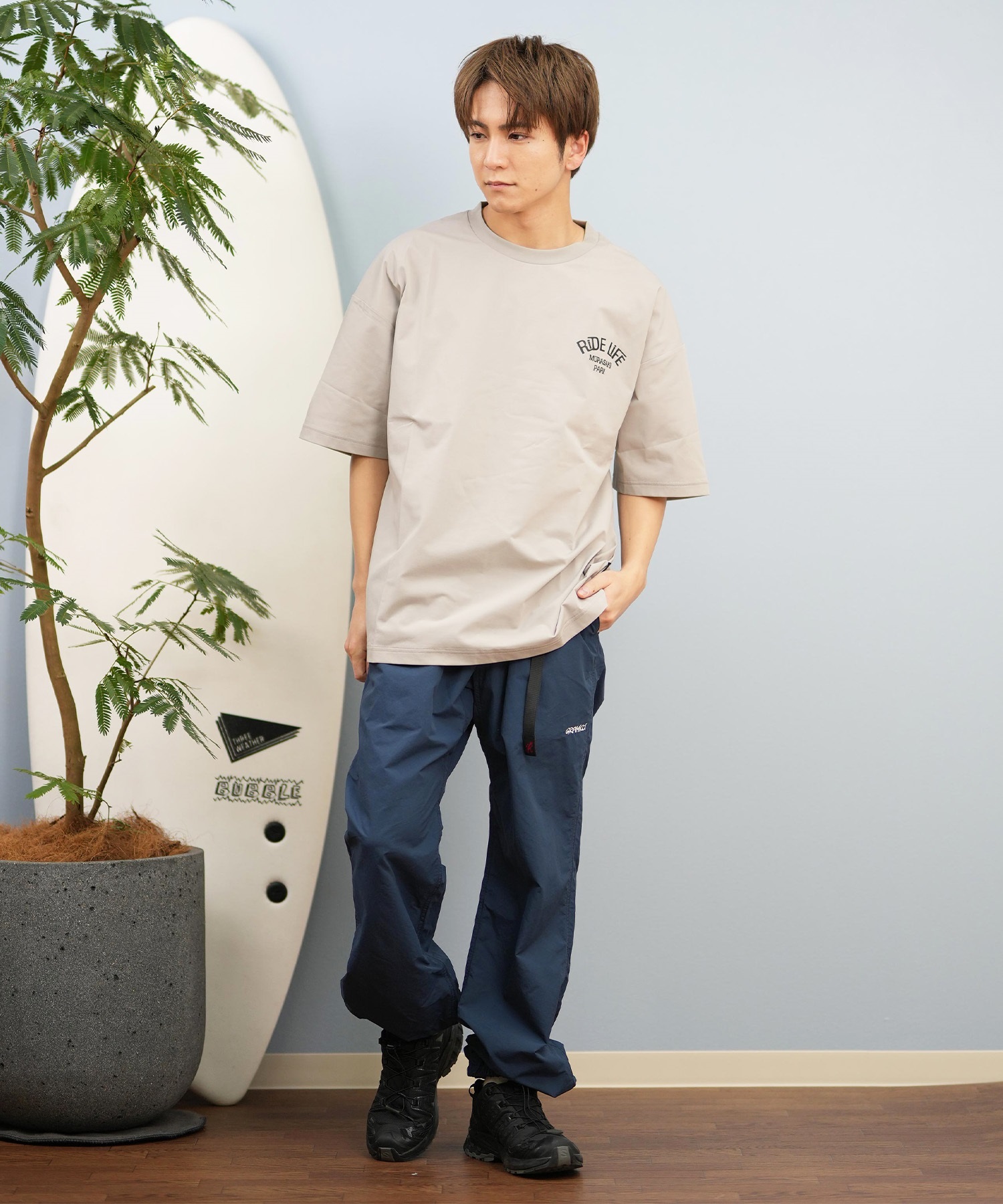 DEAR LAUREL ディアローレル ラッシュガード 半袖 メンズ Tシャツ