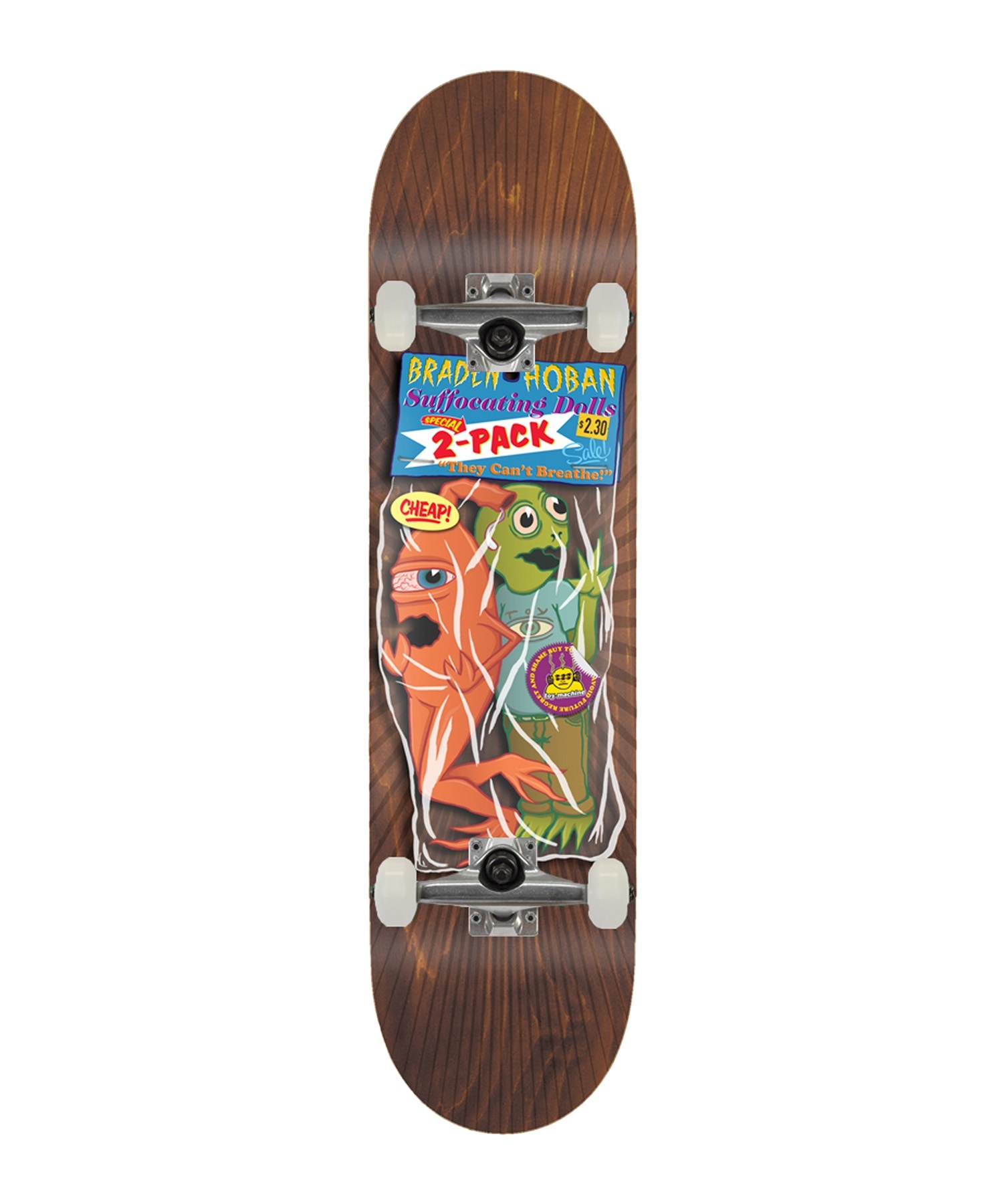 TOY MACHINE トイマシーン スケートボード コンプリート 8.0inch HOBAN TOY DOLLS ムラサキスポーツ(ONE-8inch)