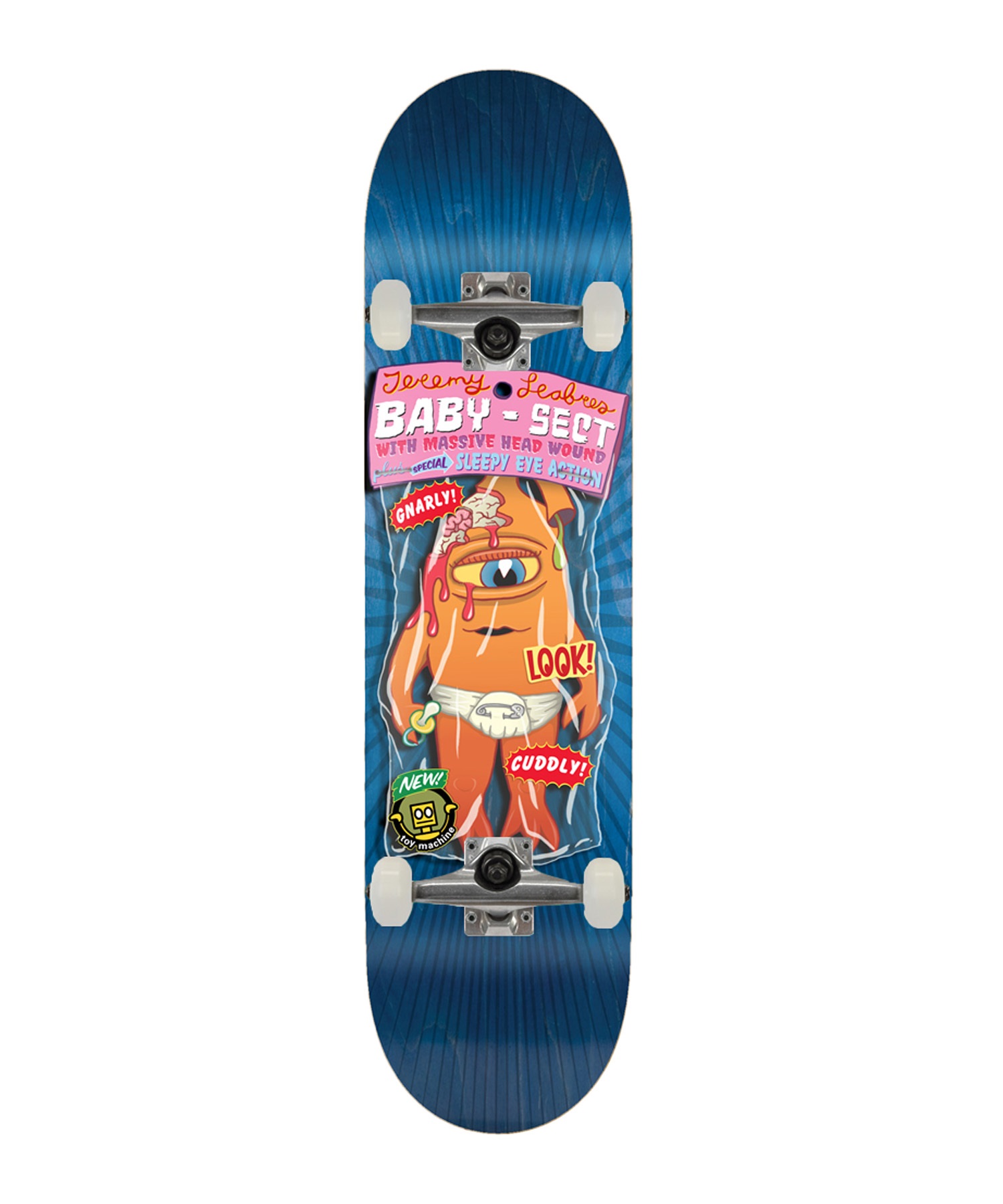 TOY MACHINE トイマシーン スケートボード コンプリート 8.0inch LEABRES TOY DOLLS ムラサキスポーツ(ONE-8inch)