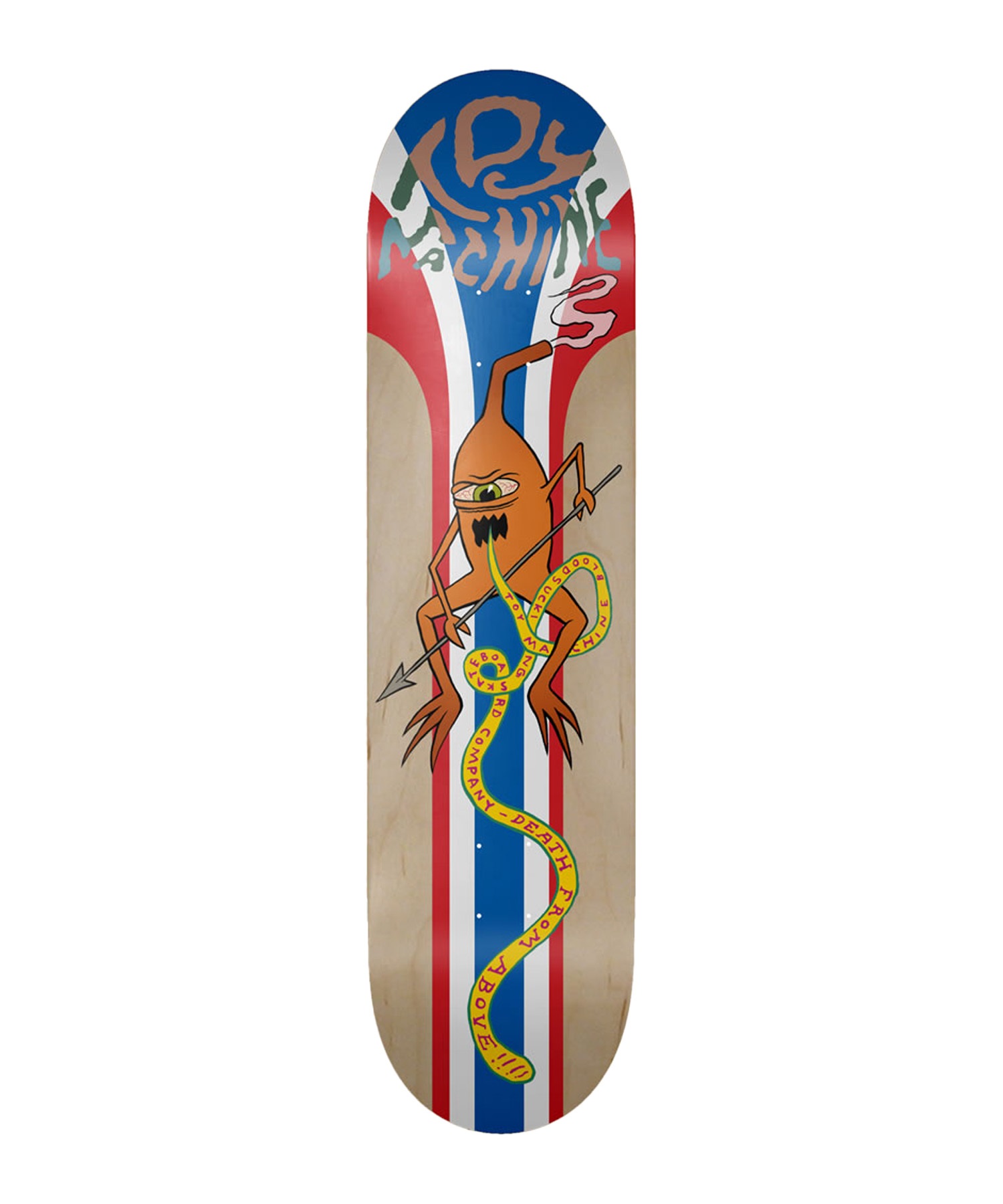 デビルなおと君！ TOYMACHINE トイマシーン スケートボード デッキ 8.0inch FROM ABOVE