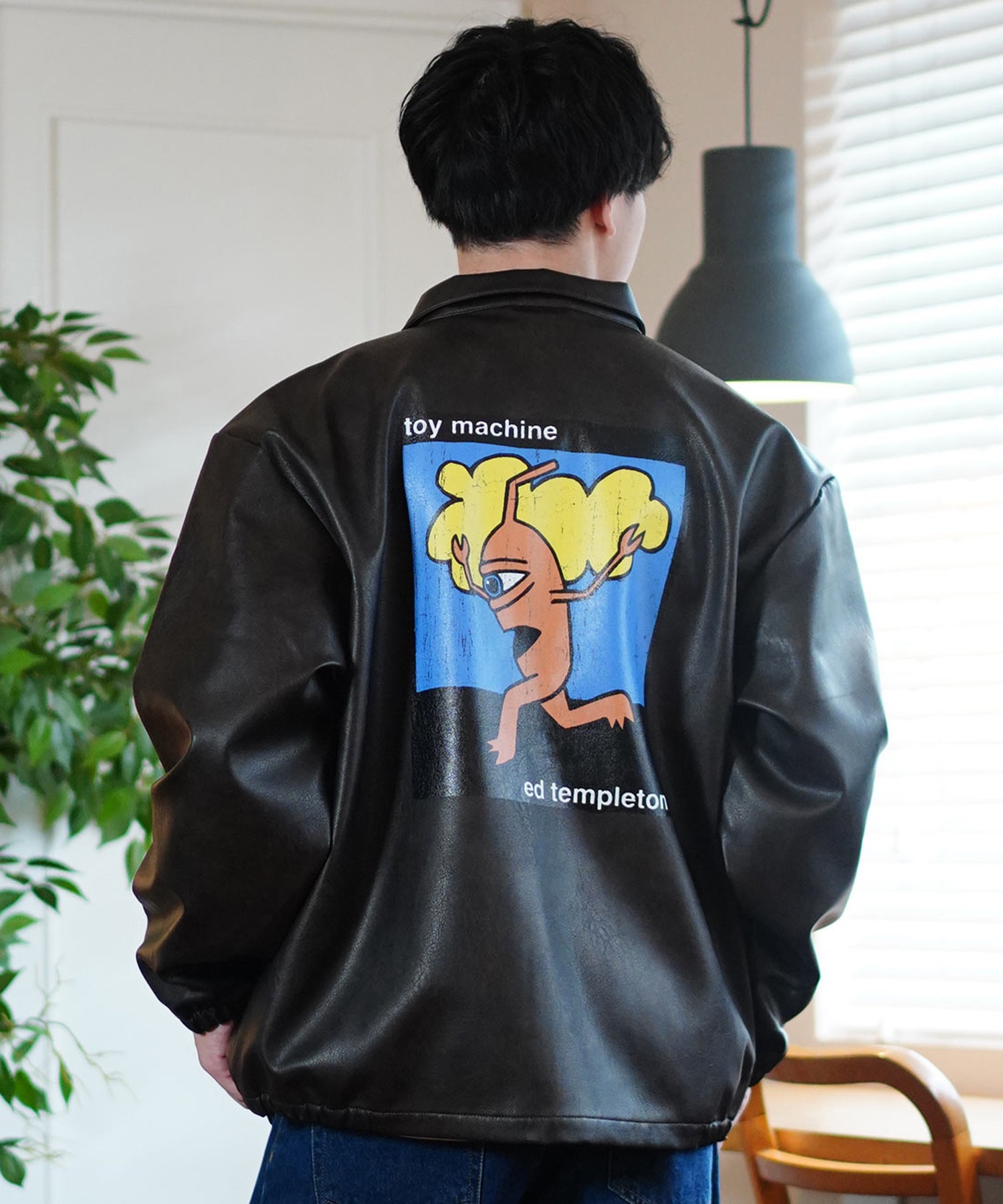 TOY MACHINE トイマシーン アウター メンズ フェイクレザー