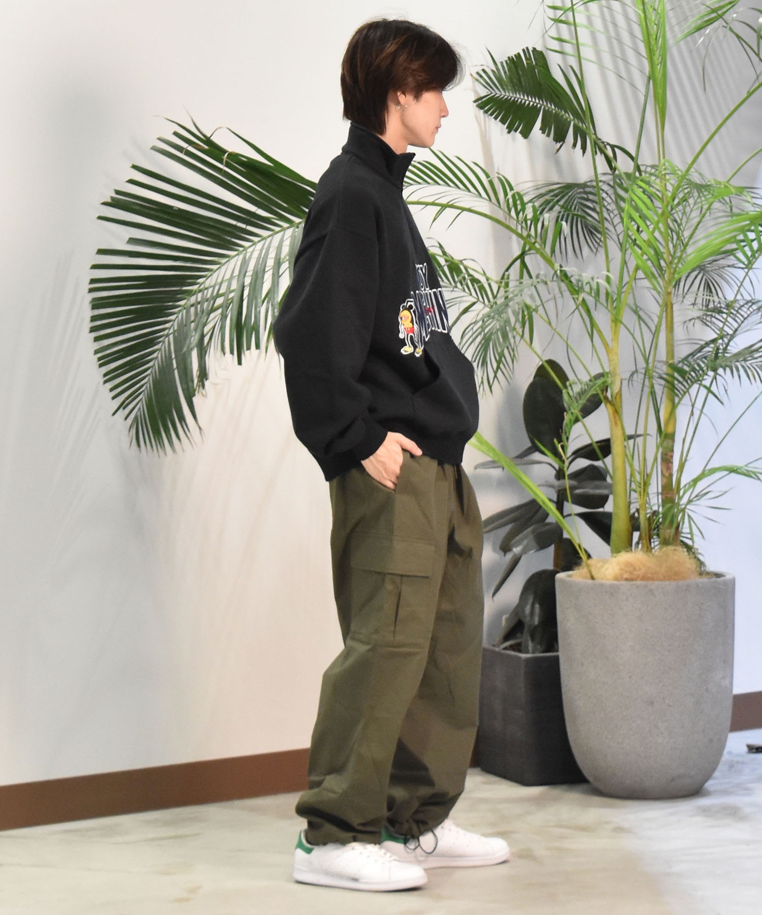 kmrii ドレープ ライダース スウェット LGB イフシックスワズナイン kmrii ドレープ ライダース スウェット LGB イフシックスワズナイン