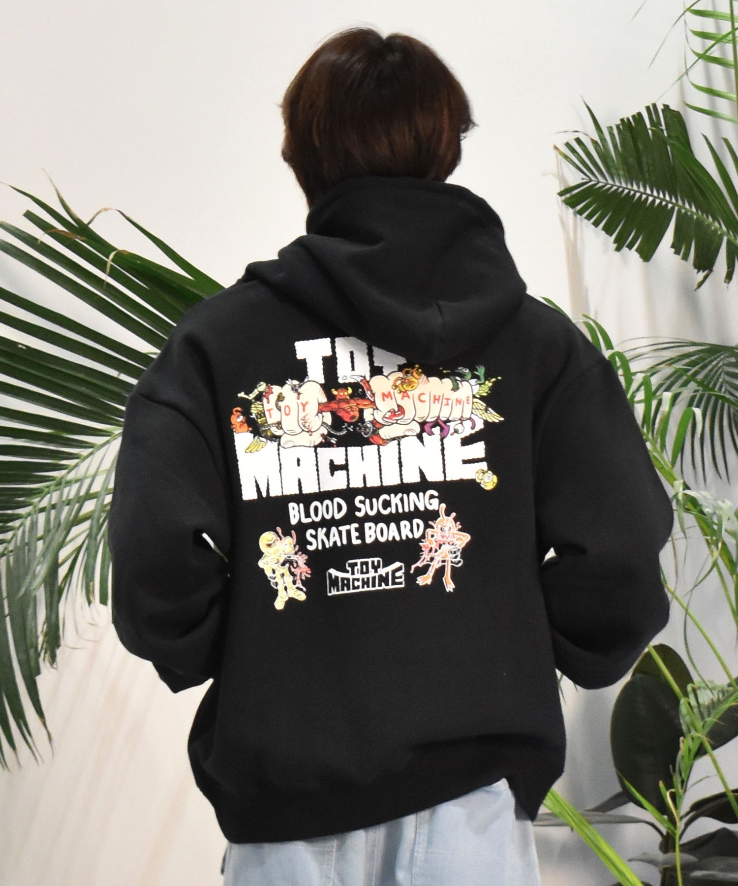 TOY MACHINE トイマシーン メンズ パーカー LIVING TOY FIST SWEAT