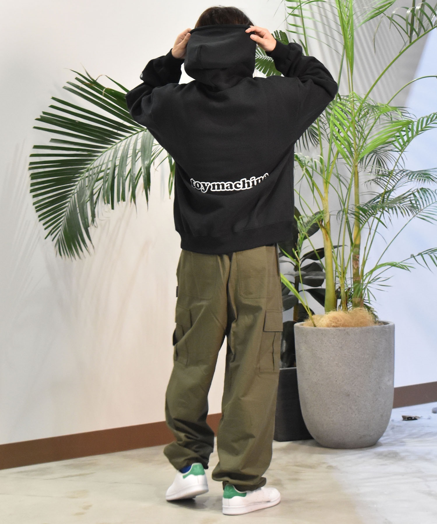 TOY MACHINE トイマシーン メンズ パーカー TOYMONSTER CHENILLE EMB ムラサキスポーツ限定 MTMFESW8(ASH-M)
