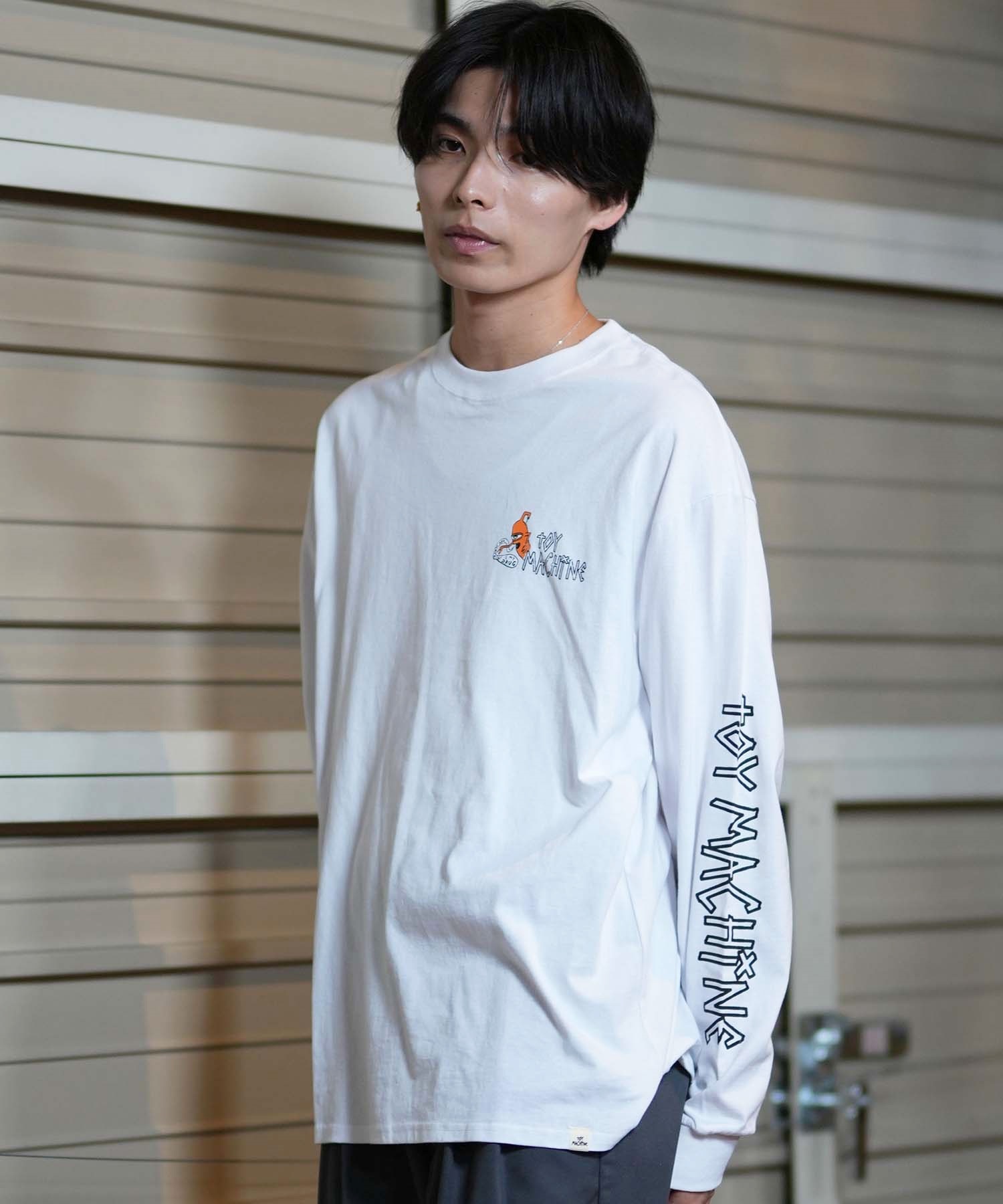 TOY MACHINE トイマシーン 長袖 Tシャツ メンズ ロンT ビック