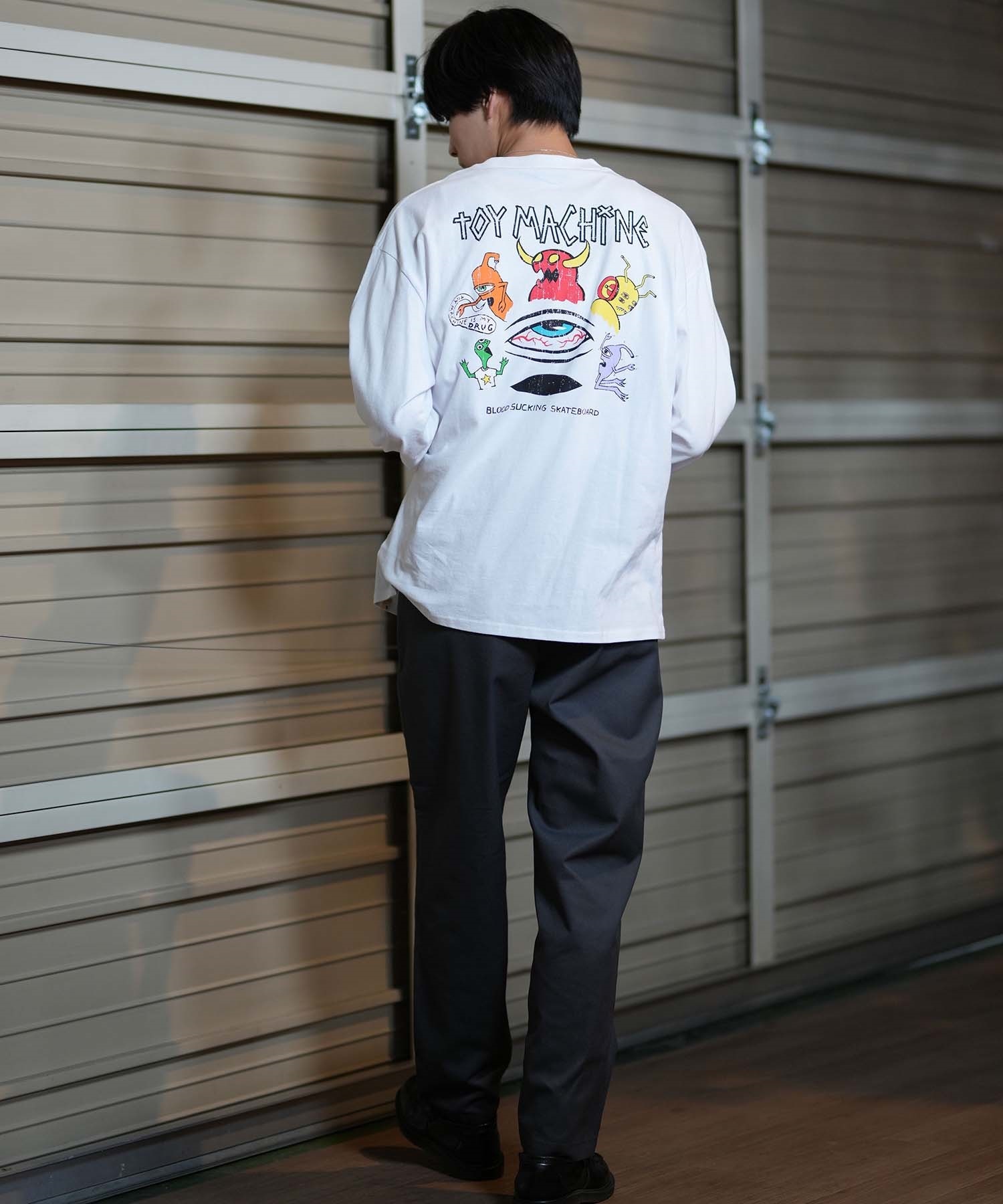 TOY MACHINE トイマシーン 長袖 Tシャツ メンズ ロンT ビック