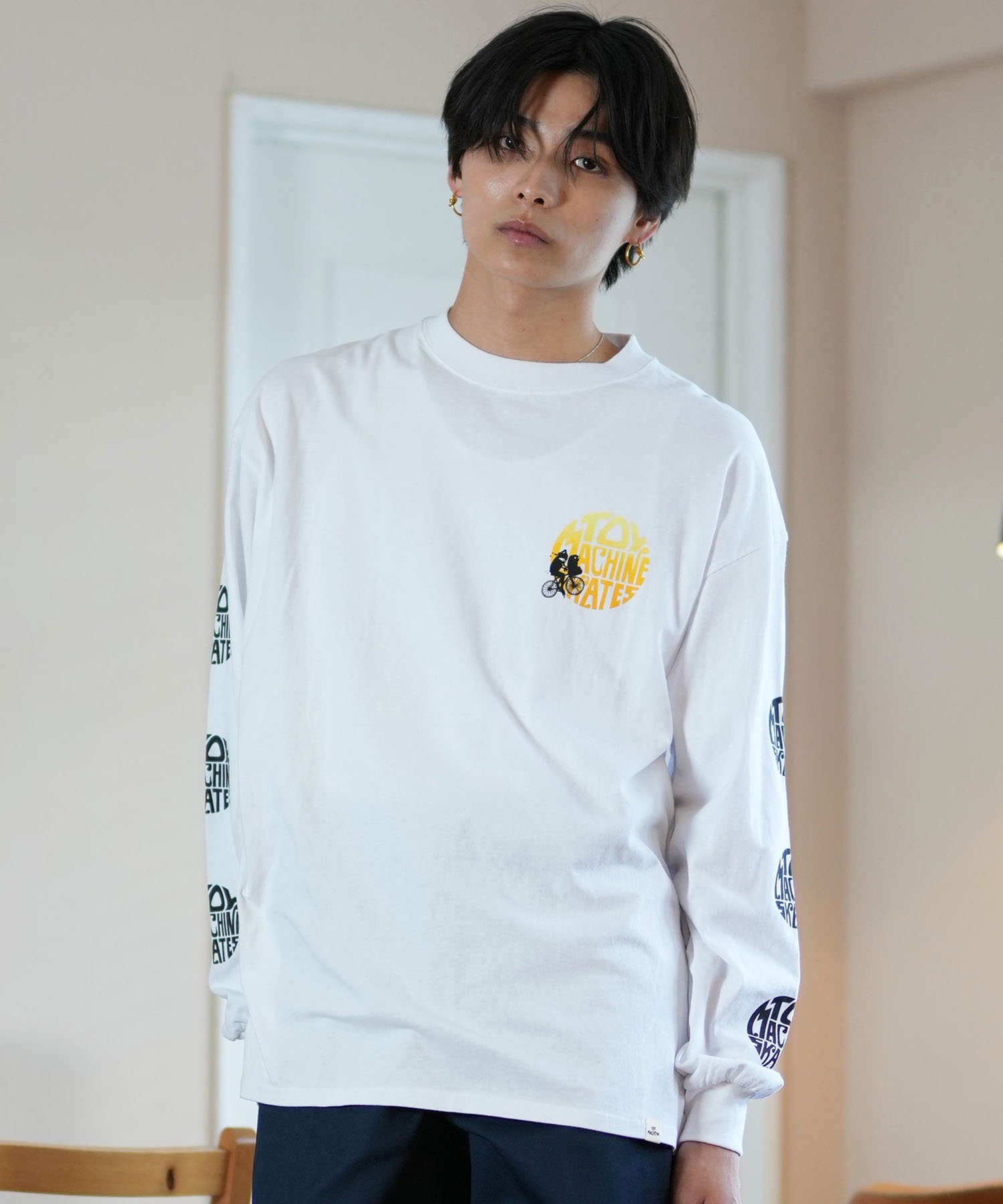 TOY MACHINE トイマシーン 長袖 Tシャツ メンズ ロンT ビック 