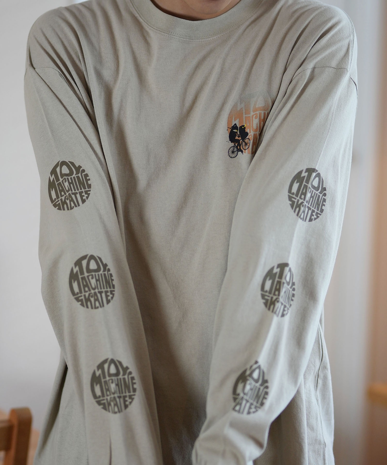 TOY MACHINE トイマシーン 長袖 Tシャツ メンズ ロンT ビック 