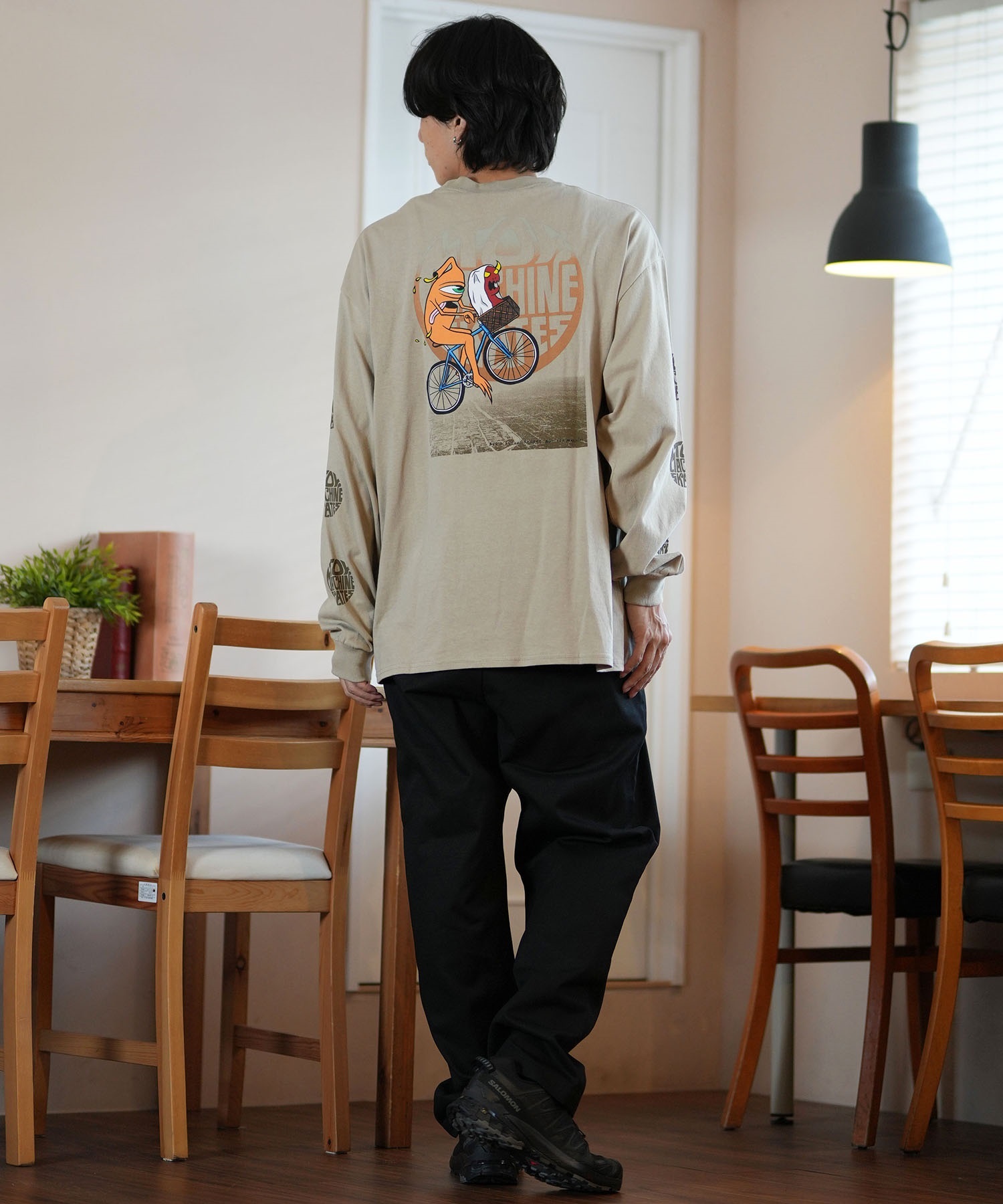 TOY MACHINE トイマシーン 長袖 Tシャツ メンズ ロンT ビック 