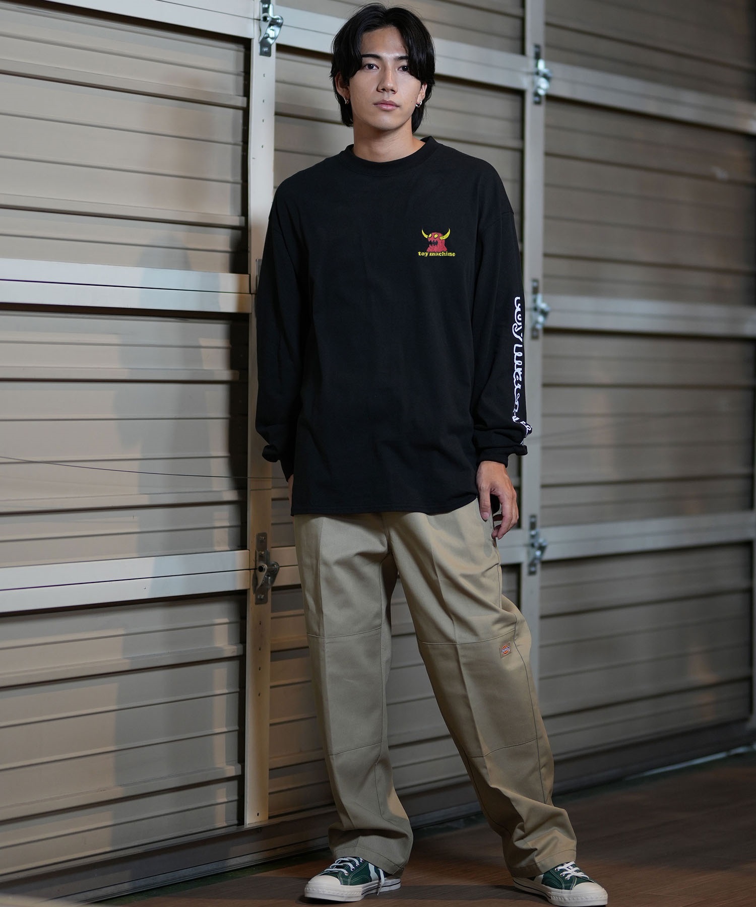 TOY MACHINE トイマシーン 長袖 Tシャツ メンズ ロンT ビック
