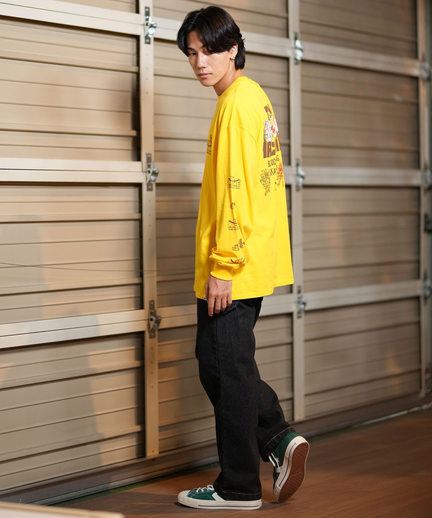 TOY MACHINE トイマシーン 長袖 Tシャツ メンズ ロンT ビック