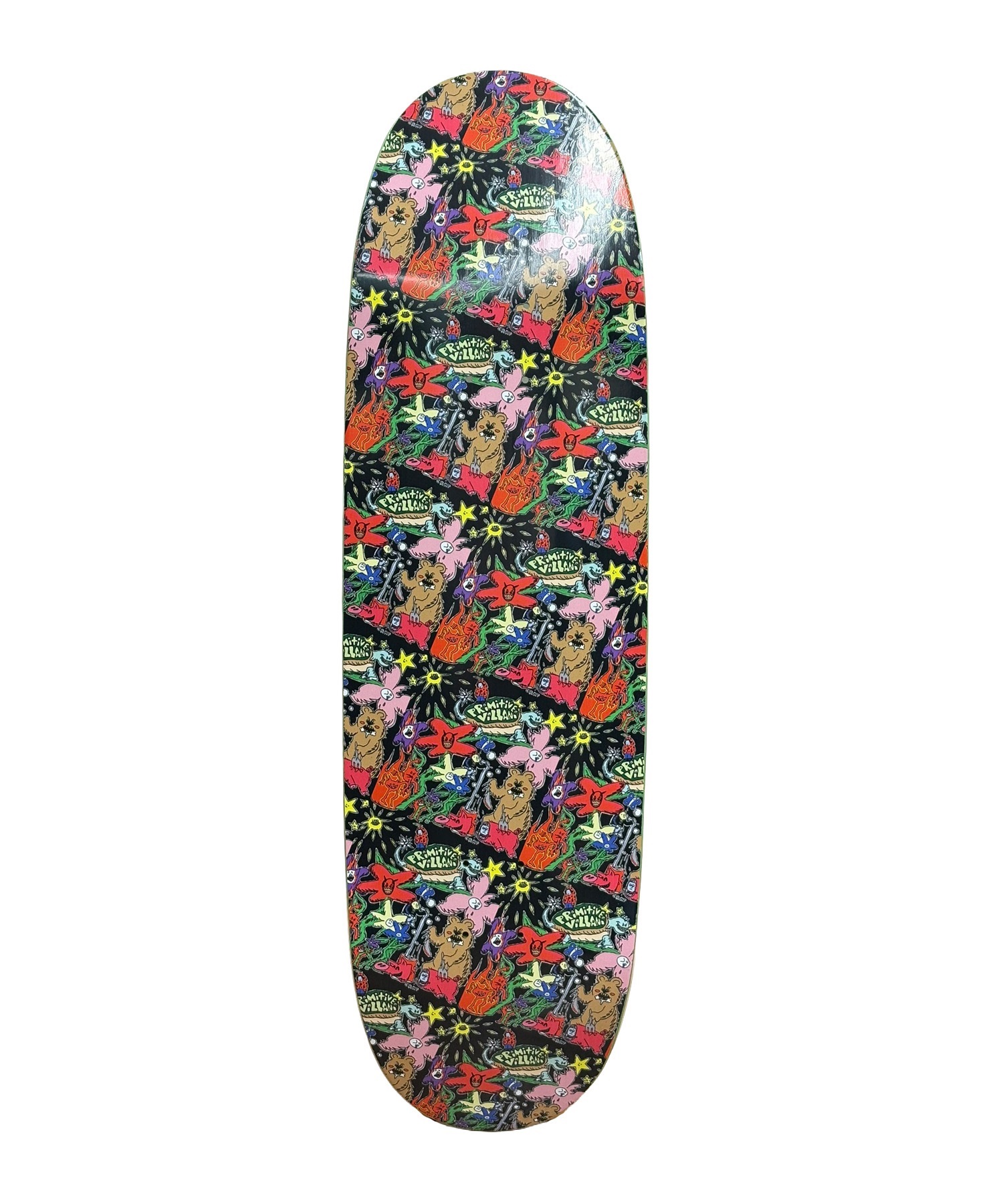 PRIMITIVE プリミティブ スケートボード デッキ 9.12inch VILLANI
