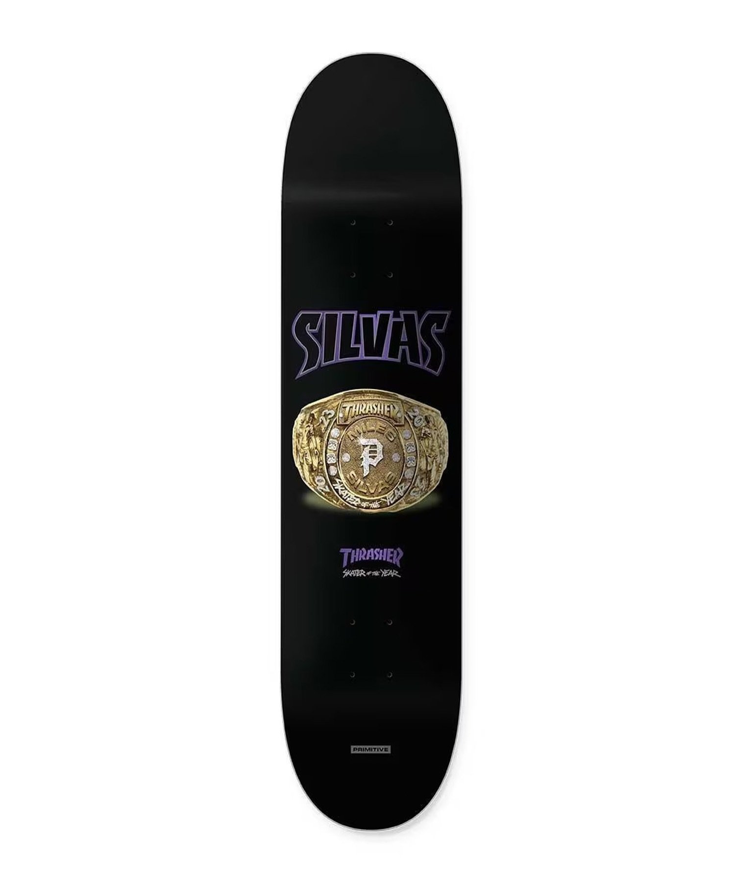 PRIMITIVE プリミティブ スケートボード デッキ 8.0inch SILVAS