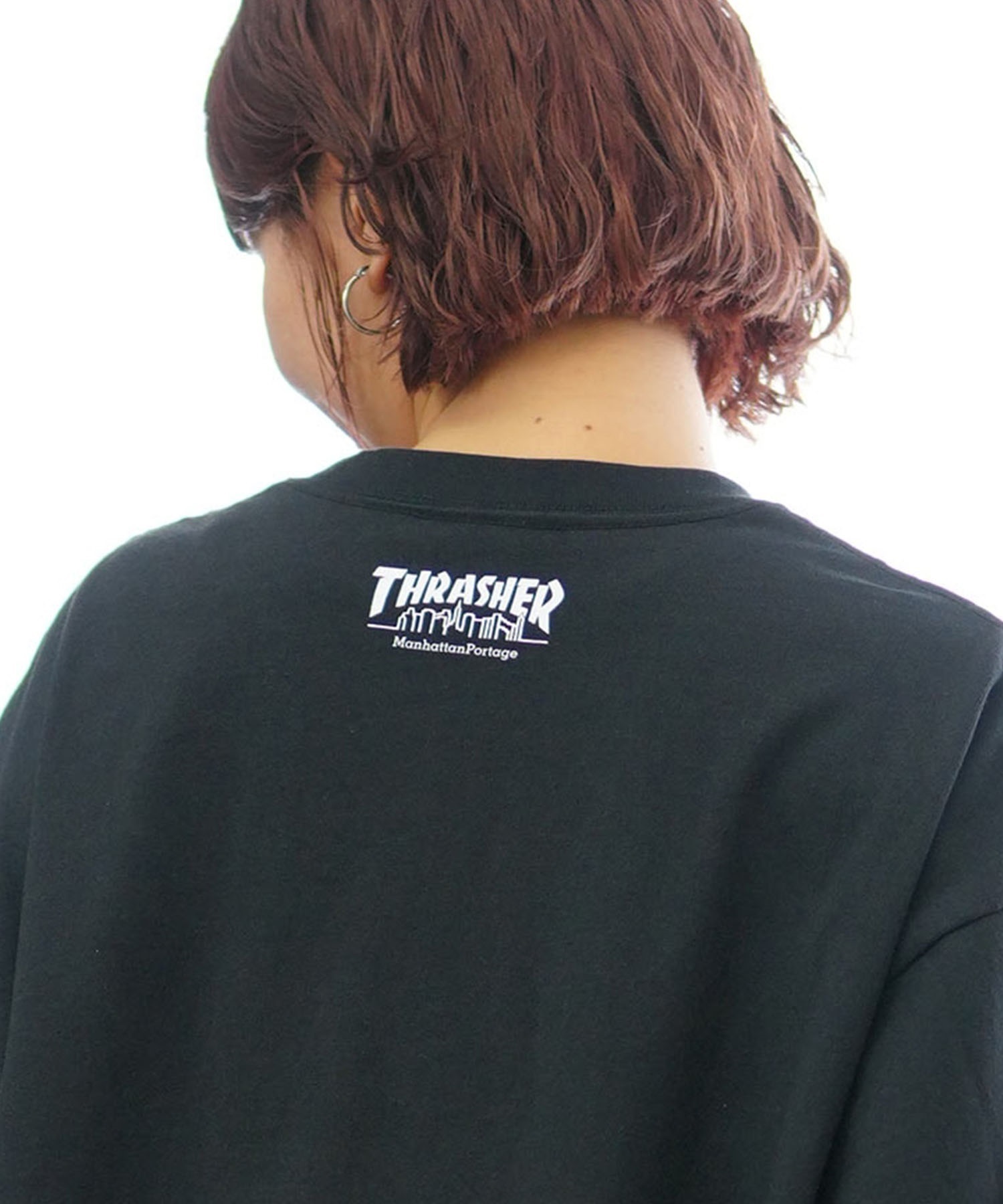 tシャツ Manhattan Portage/マンハッタンポーテージ オーバーサイズTシャツ LOGO MP-M375 レディース Manhattan Portage/マンハッタンポーテージ オーバーサイズT