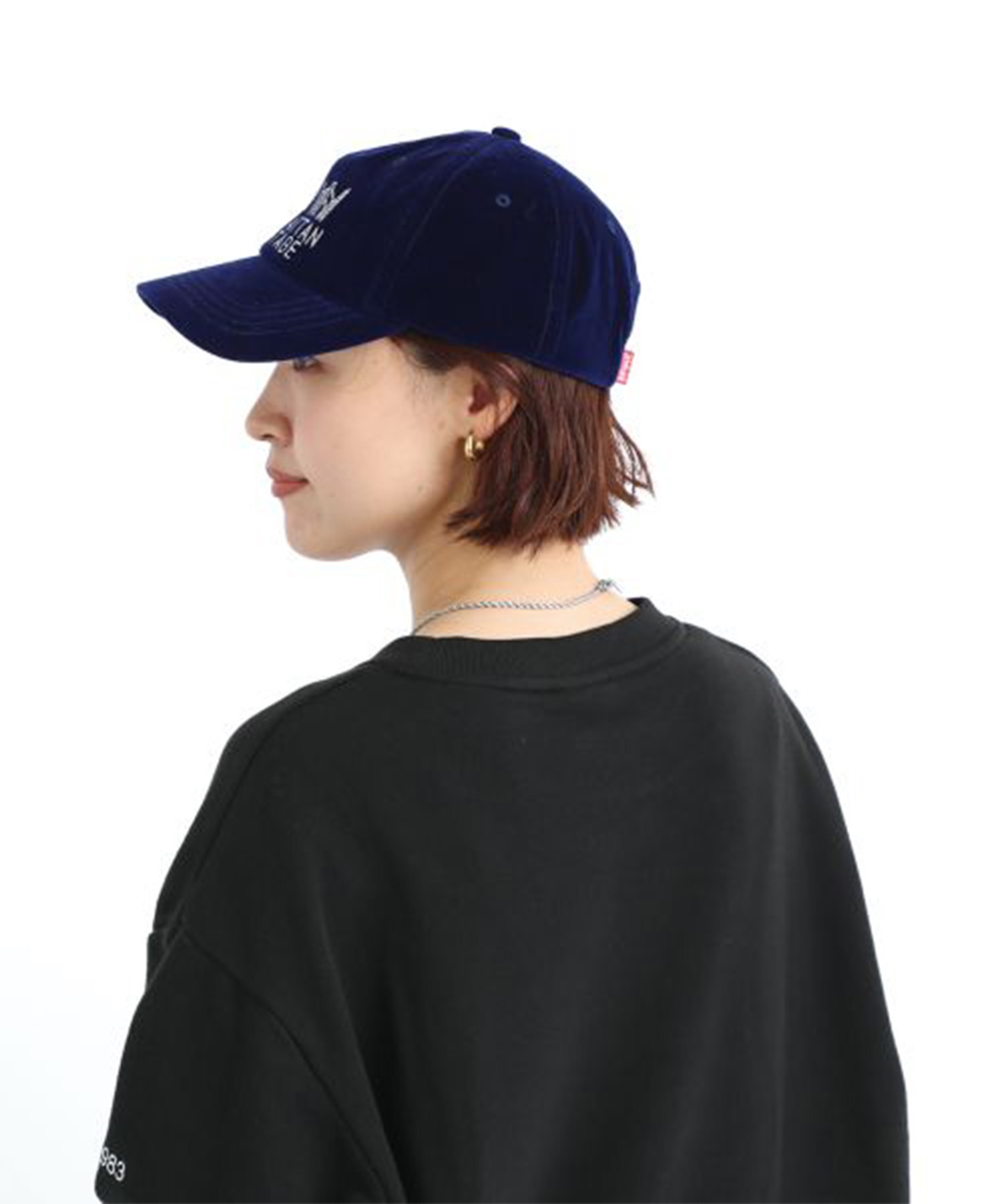 Manhattan Portage マンハッタンポーテージ キャップ 帽子 フリーサイズ Hand Like Stitch 6P Cap MP293(RED-FREE)