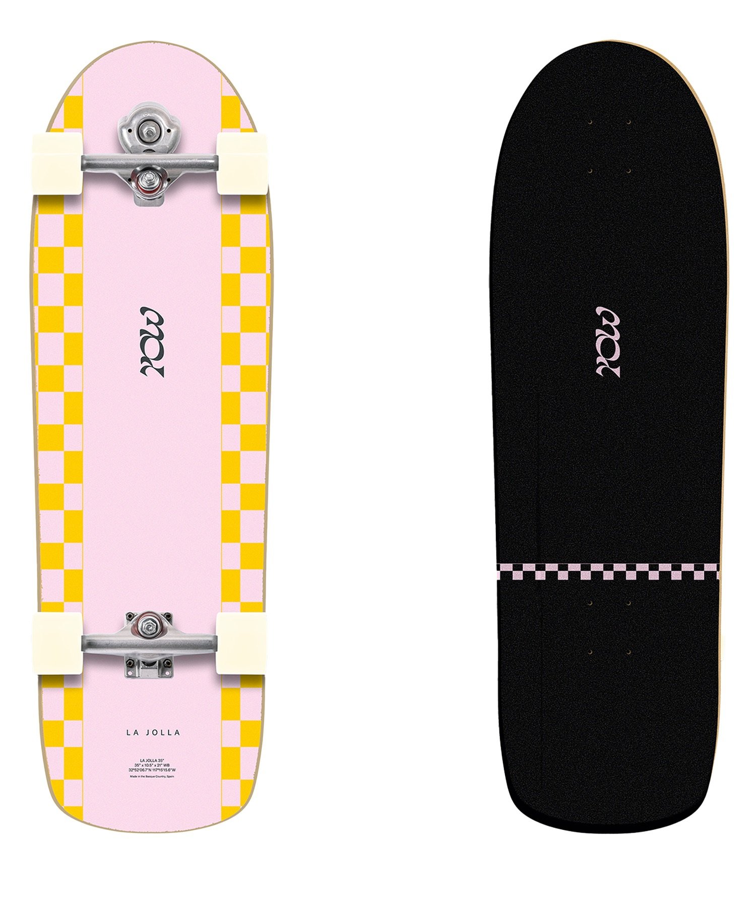 YOW SURFSKATE TIE DYE 33 x 9.875 x 19 スケートボード