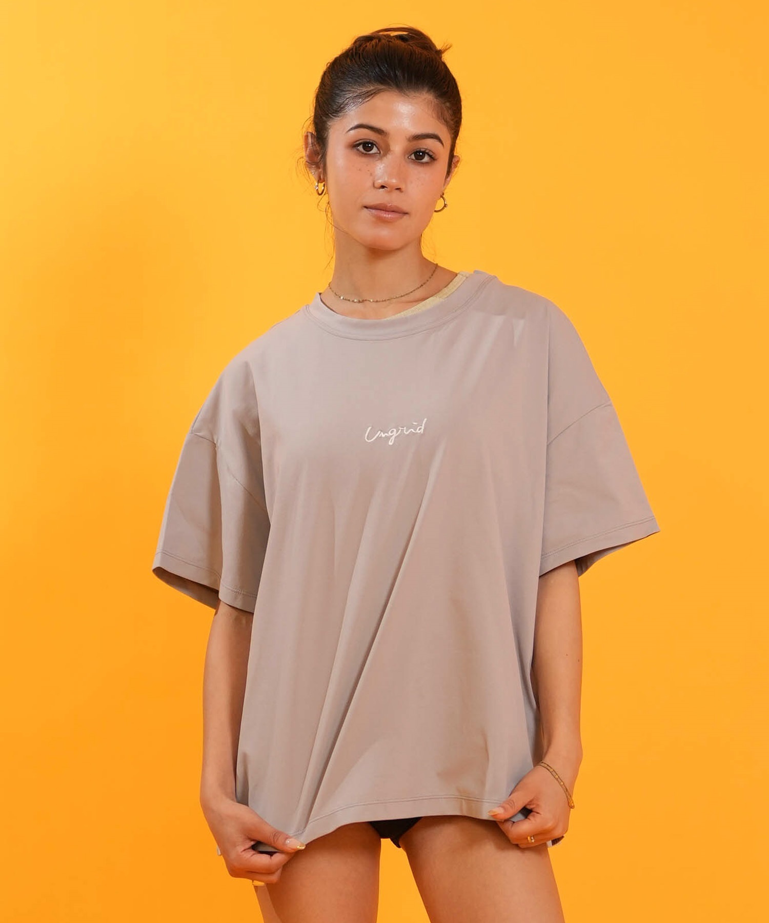 Ungrid アングリッド 半袖 Tシャツ レディース 水陸両用 ラッシュ