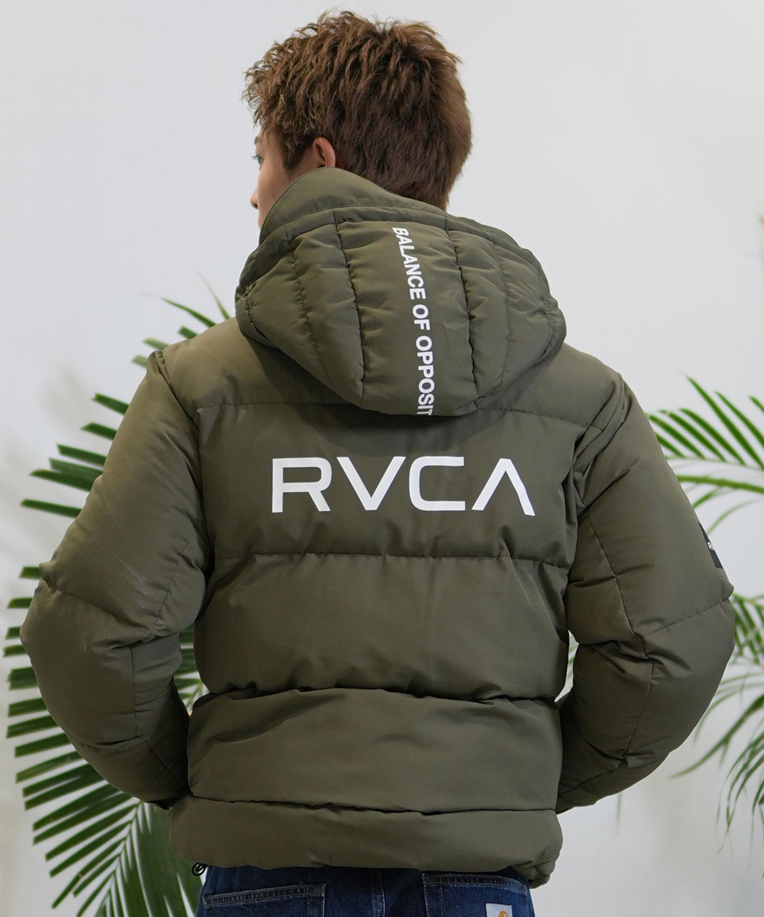 RVCA ルーカ アウター 中綿 メンズ ジャケット バックロゴ BE042-767(ANW-S)