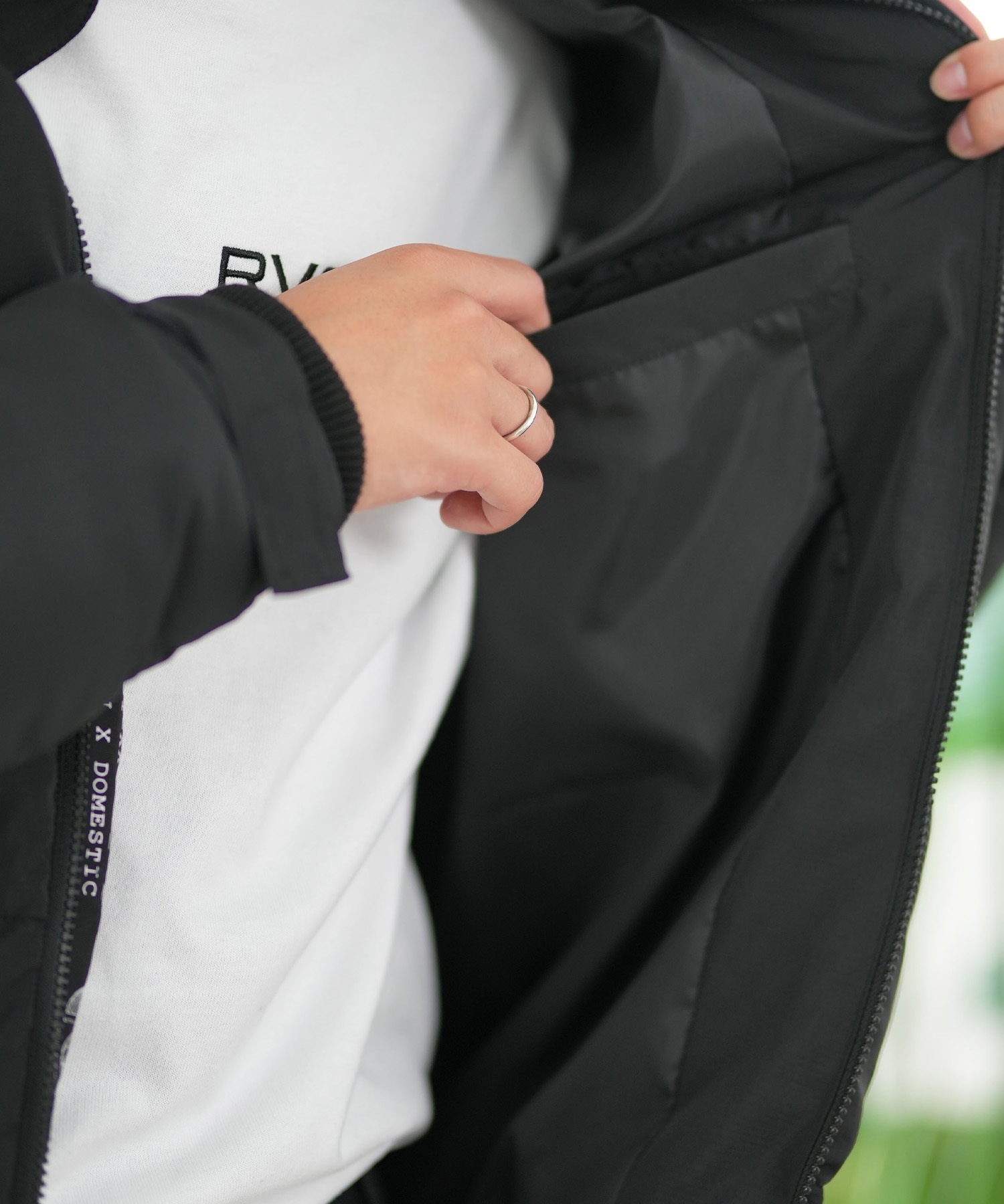 RVCA ルーカ アウター 中綿 メンズ ジャケット バックロゴ BE042-767(ANW-S)