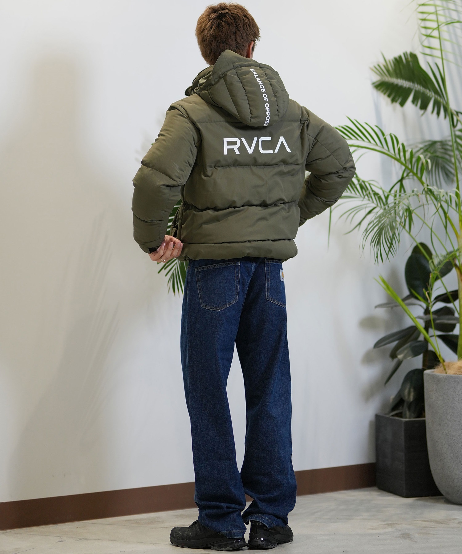 RVCA ルーカ アウター 中綿 メンズ ジャケット バックロゴ BE042-767(ANW-S)