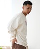 RVCA ルーカ トレーナー クルーネック メンズ スウェット バックプリント 裏起毛 BE042-P05 ムラサキスポーツ限定(ANW-S)