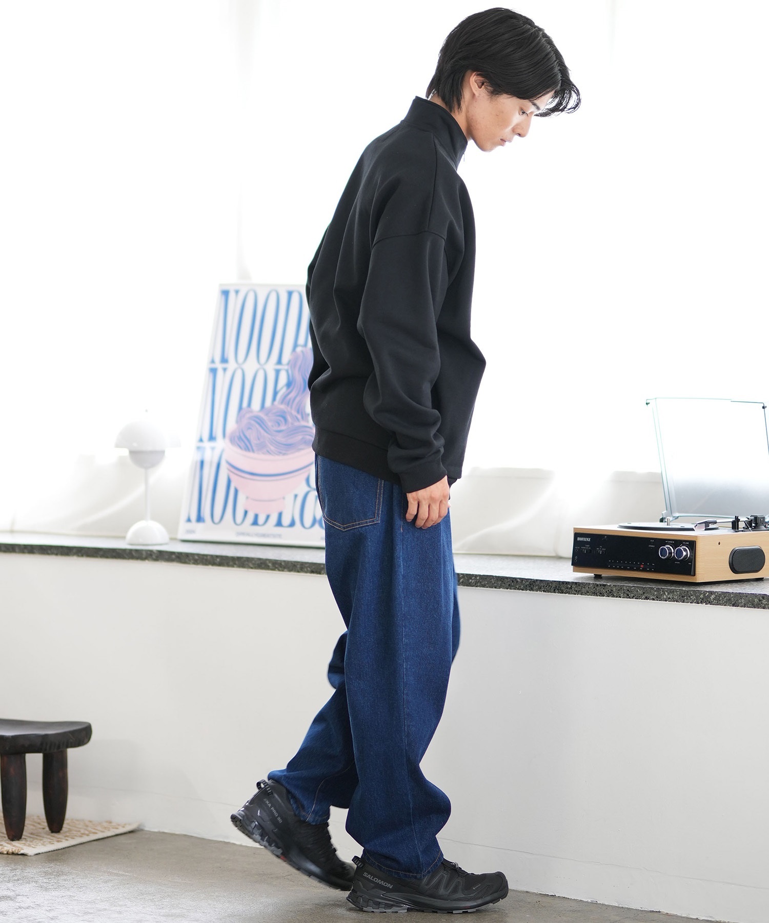 RVCA ルーカ トレーナー レディース クロップド丈 バック