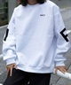 RVCA ルーカ トレーナー クルーネック メンズ スウェット ビッグロゴ バックプリント ルーズシルエット 裏起毛 BE042-032(KHA-S)
