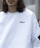 RVCA ルーカ トレーナー クルーネック メンズ スウェット ビッグロゴ バックプリント ルーズシルエット 裏起毛 BE042-032(KHA-S)