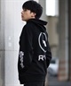 RVCA ルーカ パーカー プルオーバー メンズ スウェット フーディー 撥水 防風 裏起毛 セットアップ対応 BE04B-016(WGR-S)
