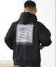RVCA ルーカ パーカー プルオーバー メンズ バックプリント ペイズリー柄 裏起毛 BE042-P06 ムラサキスポーツ限定(KHA-S)