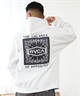 RVCA ルーカ パーカー プルオーバー メンズ バックプリント ペイズリー柄 裏起毛 BE042-P06 ムラサキスポーツ限定(KHA-S)