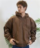RVCA ルーカ パーカー ジップアップ メンズ ビッグロゴ バックプリント ルーズシルエット BE042-044(HGR-S)