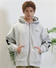 RVCA ルーカ パーカー ジップアップ メンズ ビッグロゴ バックプリント ルーズシルエット BE042-044(HGR-S)