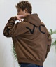 RVCA ルーカ パーカー ジップアップ メンズ ビッグロゴ バックプリント ルーズシルエット BE042-044(HGR-S)