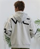 RVCA ルーカ パーカー ジップアップ メンズ ビッグロゴ バックプリント ルーズシルエット BE042-044(HGR-S)