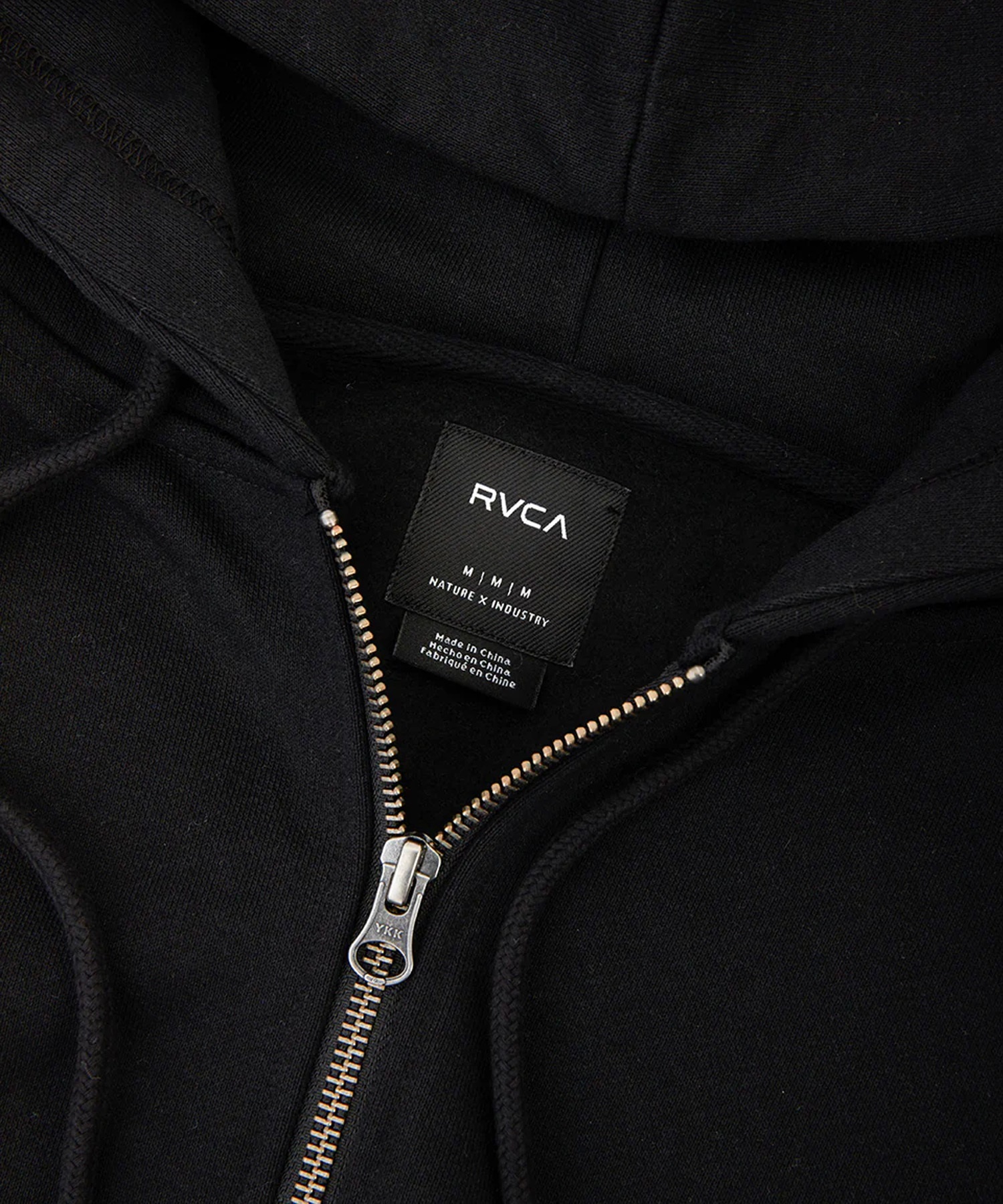 RVCA ルーカ パーカー ジップアップ メンズ ビッグロゴ バックプリント ルーズシルエット BE042-044(HGR-S)