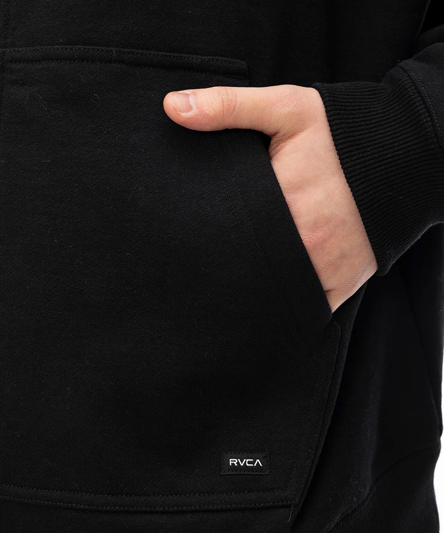 RVCA ルーカ パーカー ジップアップ メンズ ビッグロゴ バックプリント ルーズシルエット BE042-044(HGR-S)