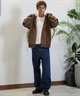 RVCA ルーカ パーカー ジップアップ メンズ ビッグロゴ バックプリント ルーズシルエット BE042-044(HGR-S)