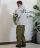 RVCA ルーカ パーカー ジップアップ メンズ ビッグロゴ バックプリント ルーズシルエット BE042-044(HGR-S)