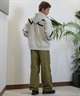 RVCA ルーカ パーカー ジップアップ メンズ ビッグロゴ バックプリント ルーズシルエット BE042-044(HGR-S)