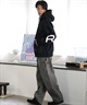 RVCA ルーカ パーカー ジップアップ メンズ ビッグロゴ バックプリント ルーズシルエット BE042-044(HGR-S)
