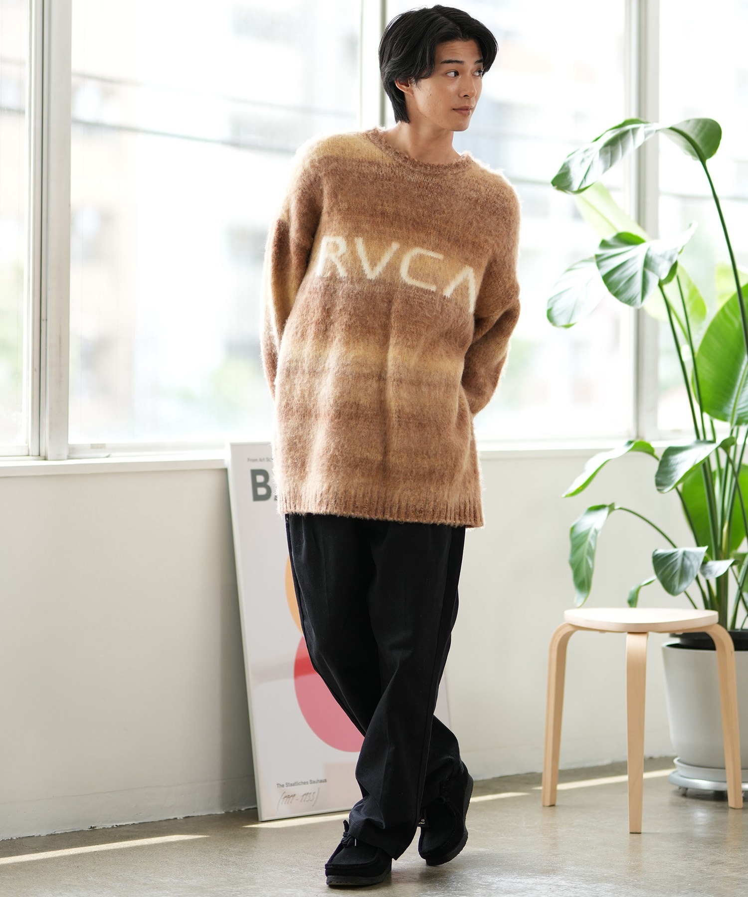 RVCA ルーカ セーター メンズ ニット クルーネック