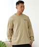RVCA ルーカ 長袖 Tシャツ メンズ ロンT バックプリント ペイズリー柄 ルーズシルエット ムラサキスポーツ限定 BE042-P07(BLK-S)